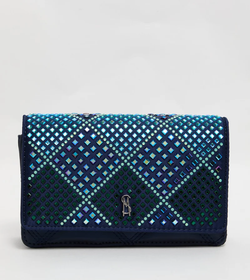 Steve madden baddi women's blue crossbody bag